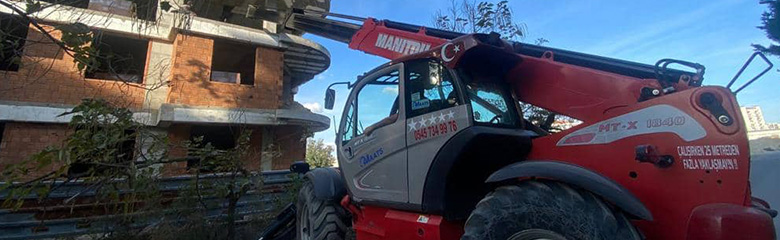 Marmaraereğlisi Manitou Telehandler Kiralama